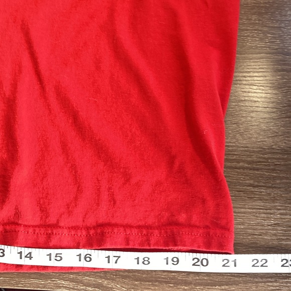 Women’s Large EUC Red Tad Lucas Cowgirl Long Sleeve T Shirt Jerzees - Picture 8 of 9